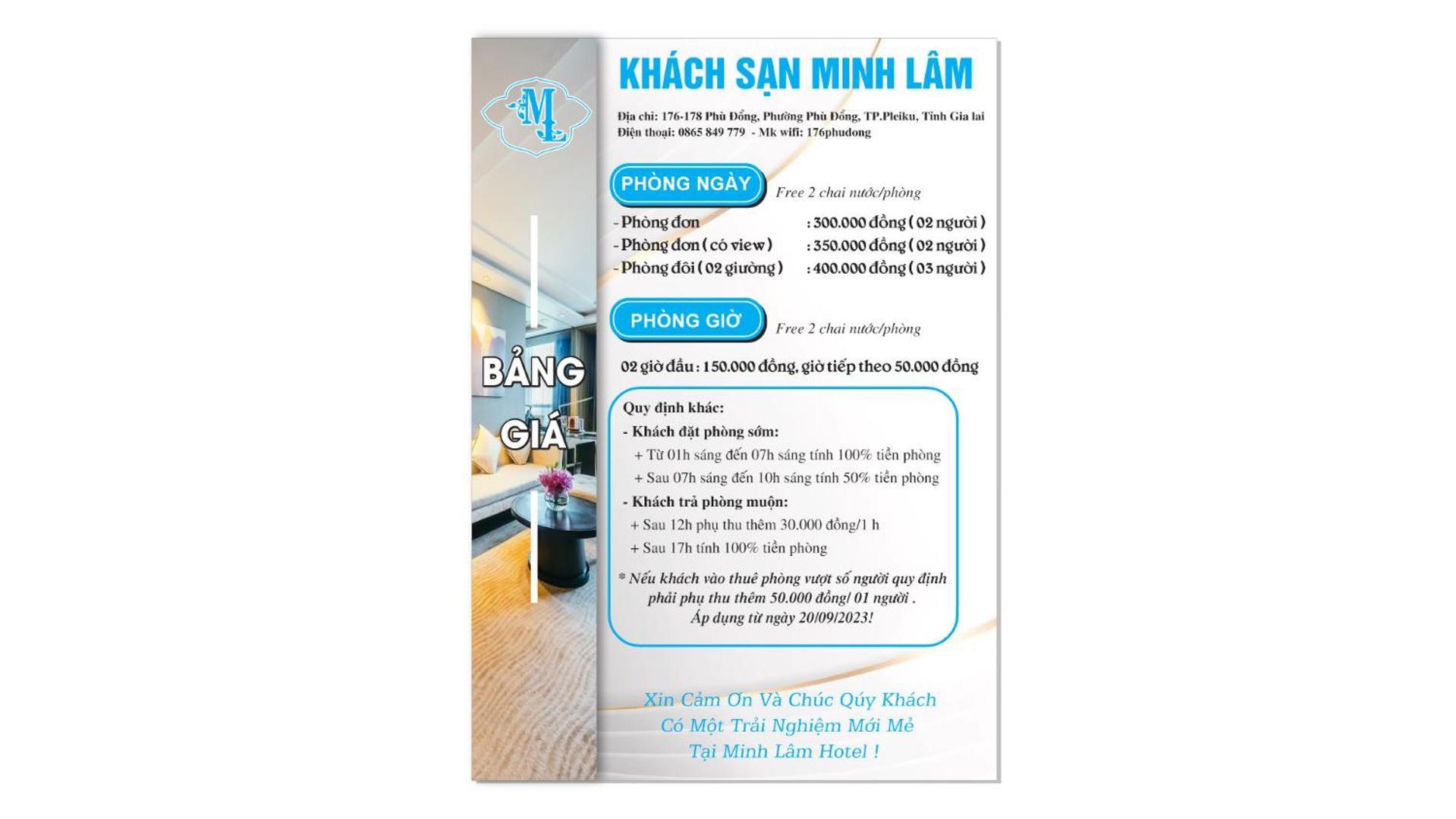 Minh Lam Hotel Pleiku Kültér fotó